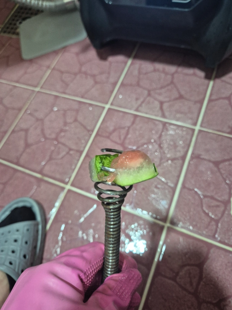 대전 변기뚫는업체 유성구 노은동 수박 버려 발생한 변기막힘 해결 사례 사진 17